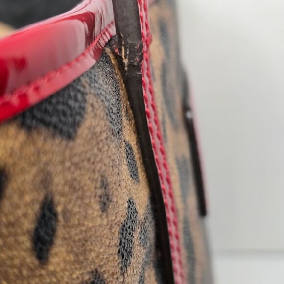 Dolce & Gabbana Leopard PVC Patent Leather Tote Bag - Picture 6 of 13